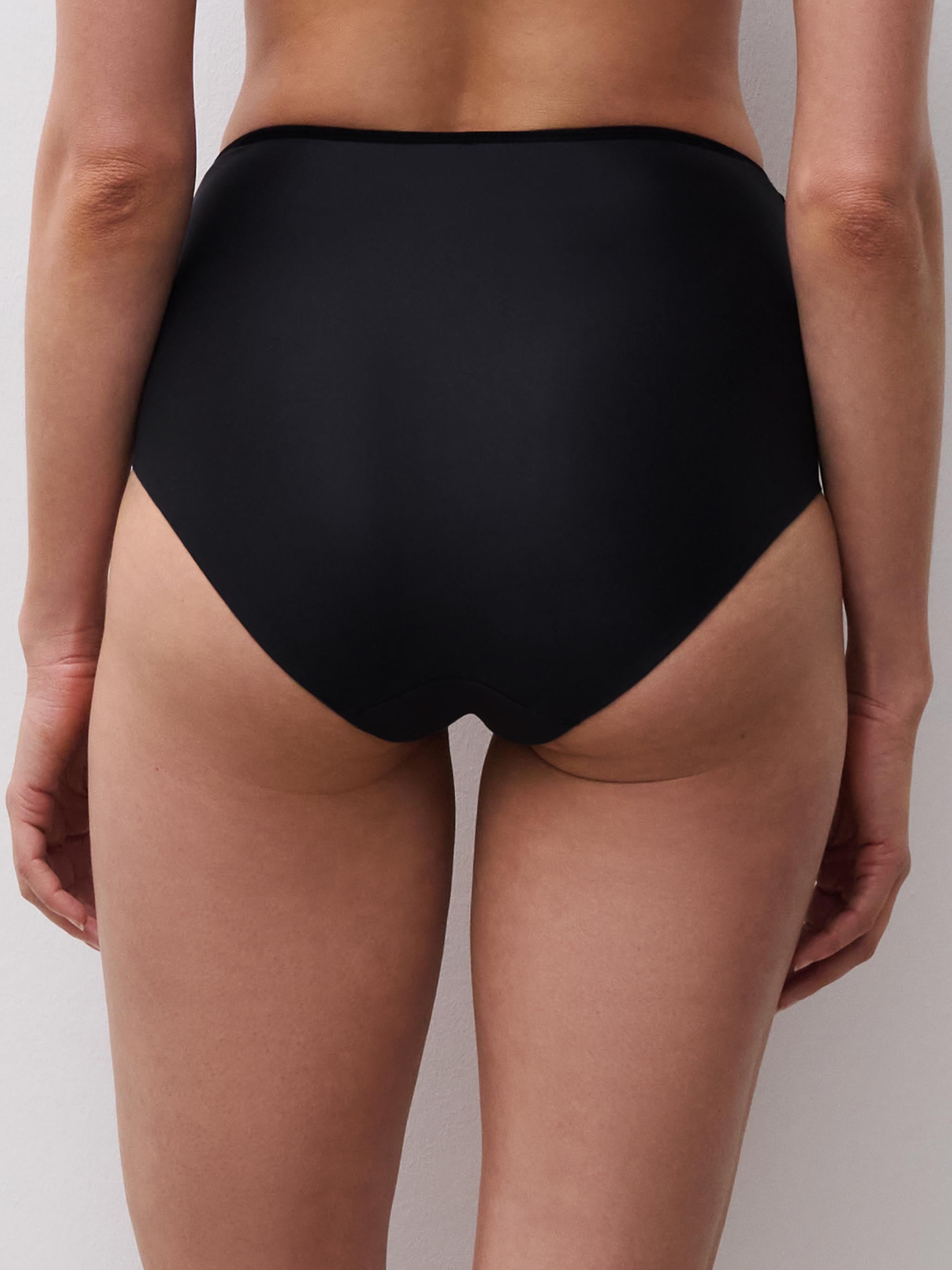 Hoge Taille Slip - Zwart