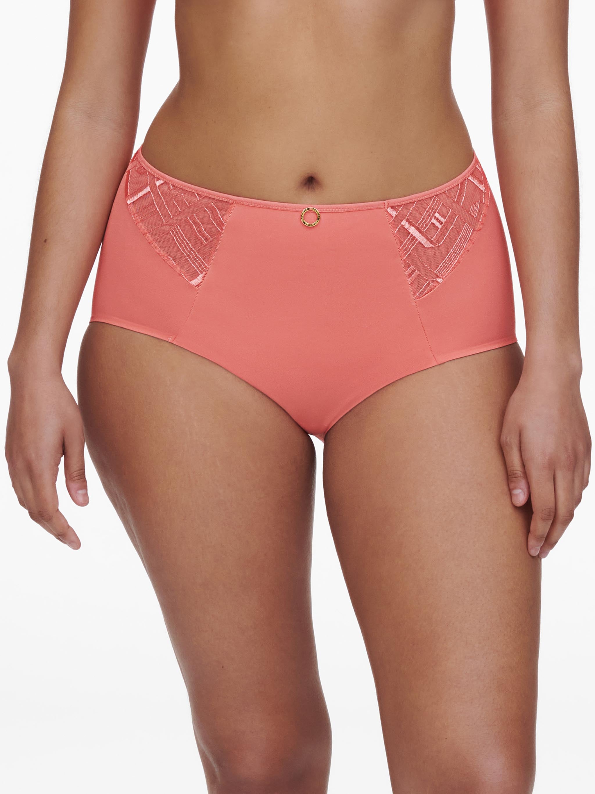 Hoge taille slip - Coral
