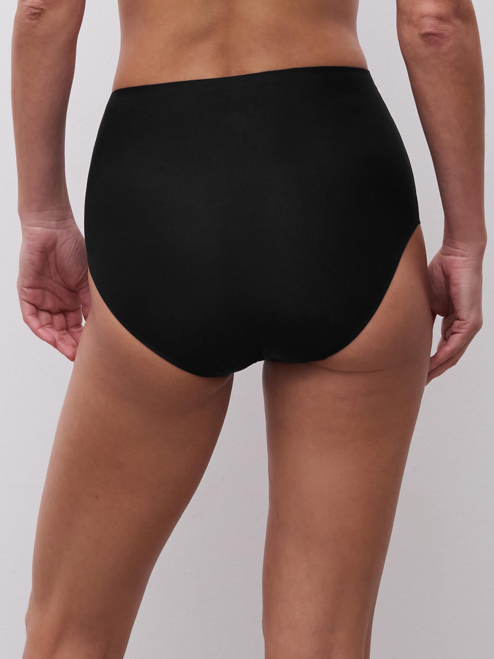 Hoge taille slip - Zwart