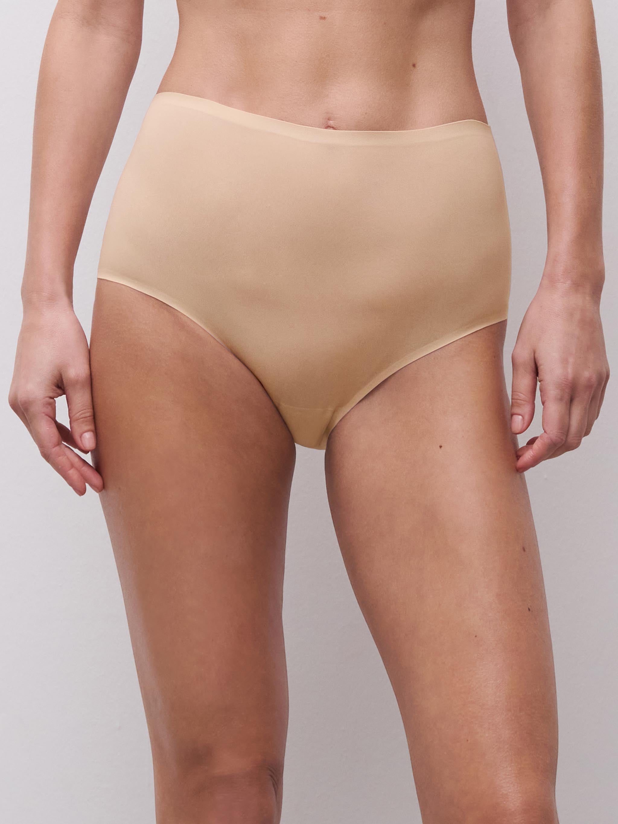 Hoge taille slip - Beige