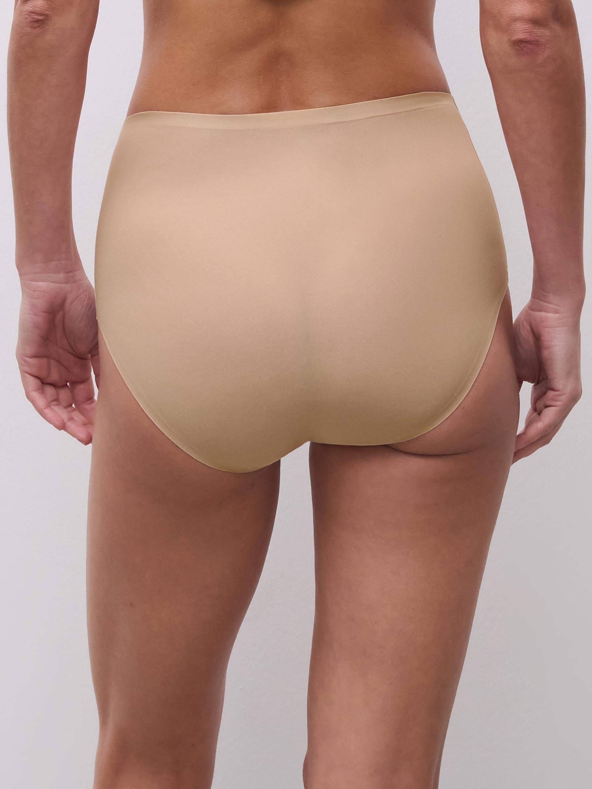 Hoge taille slip - Beige