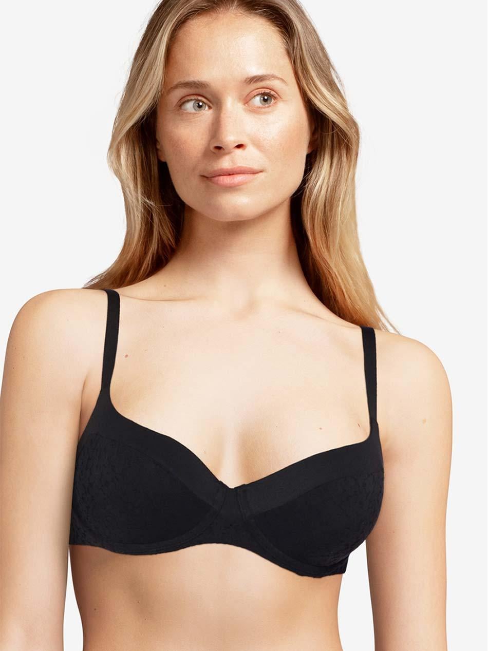 Voorgevormde T-shirt BH - Zwart