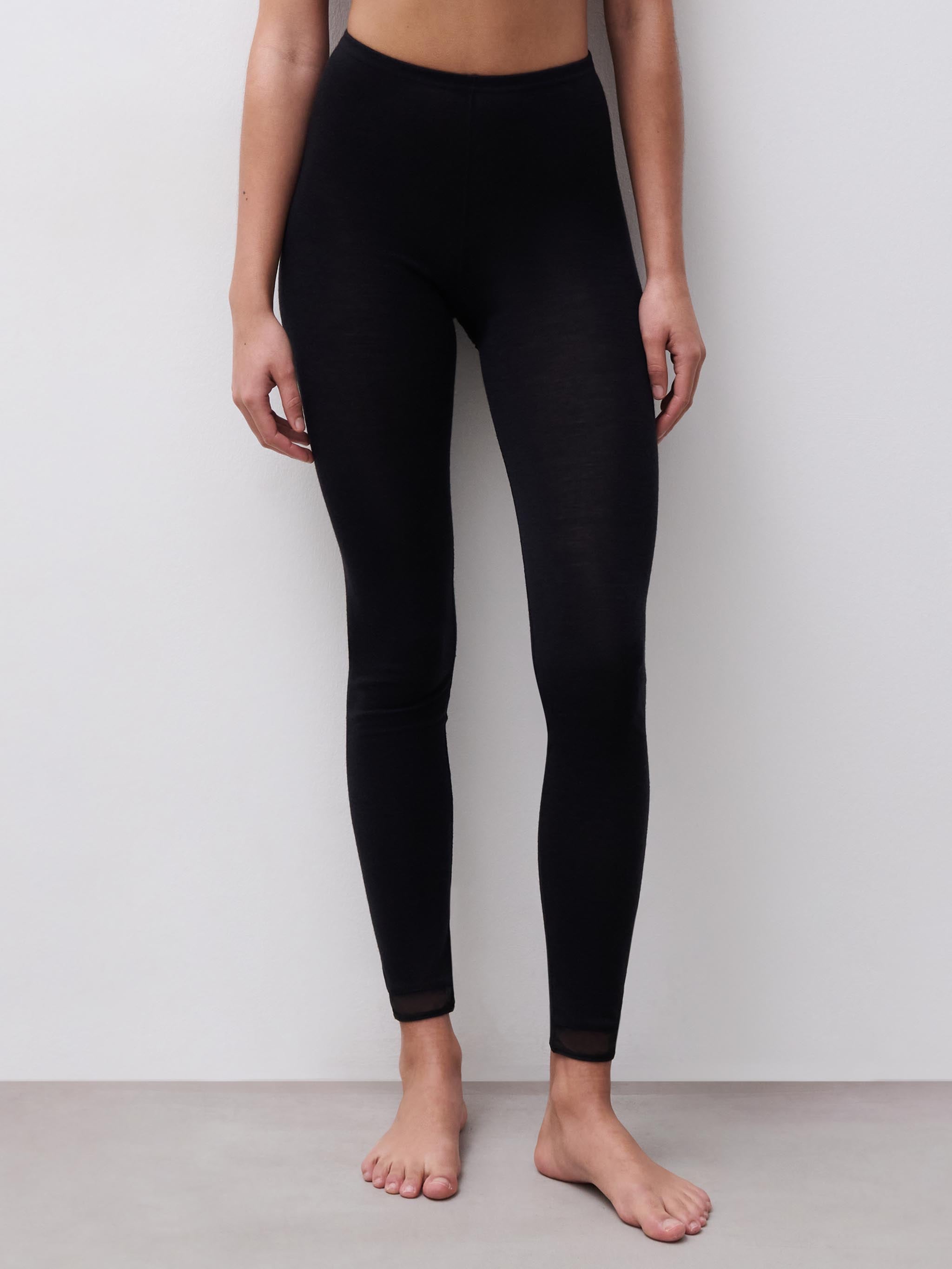 Legging - 100% Merino wol - Zwart