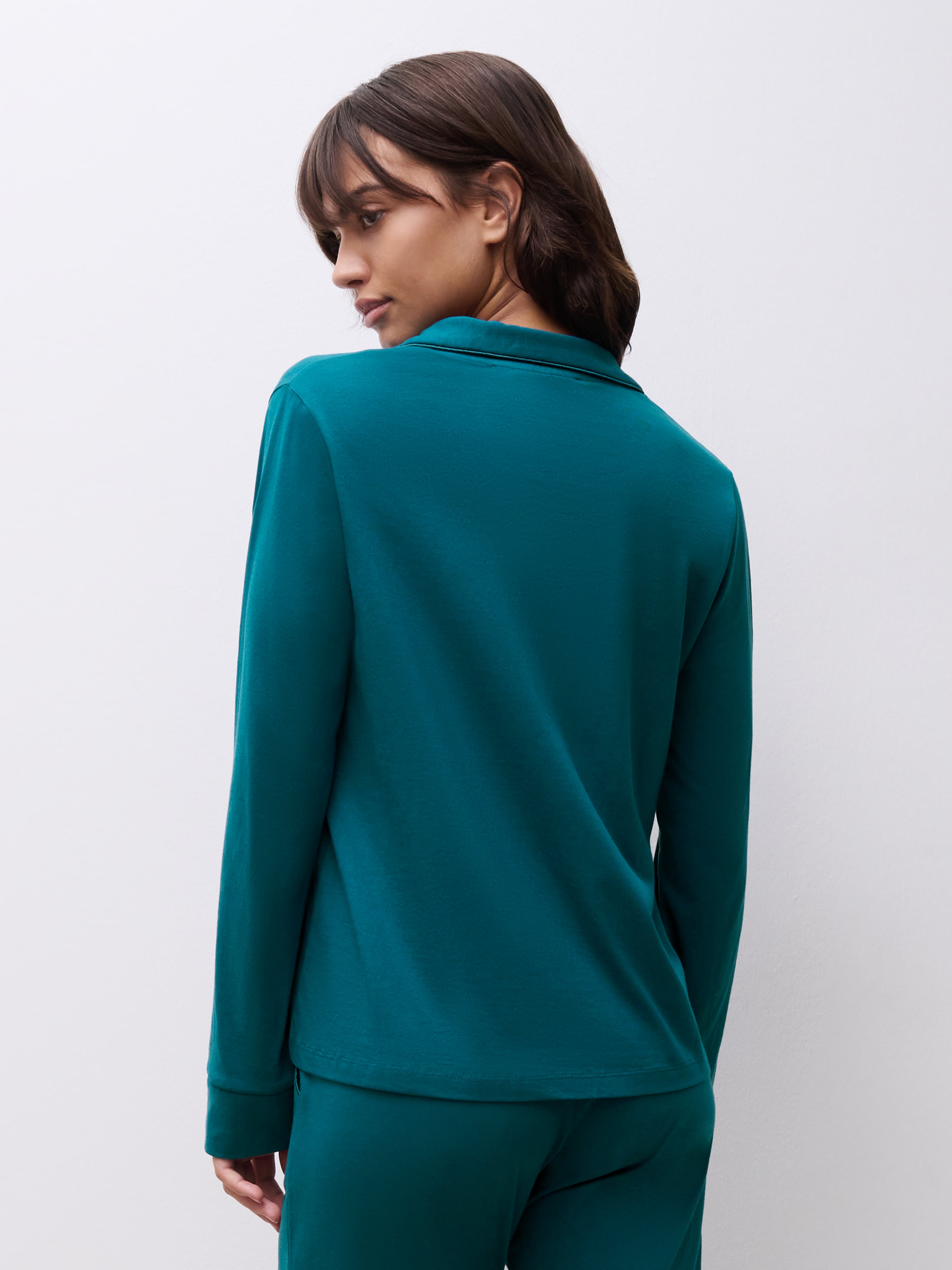 Top lange mouw - Donker Groen