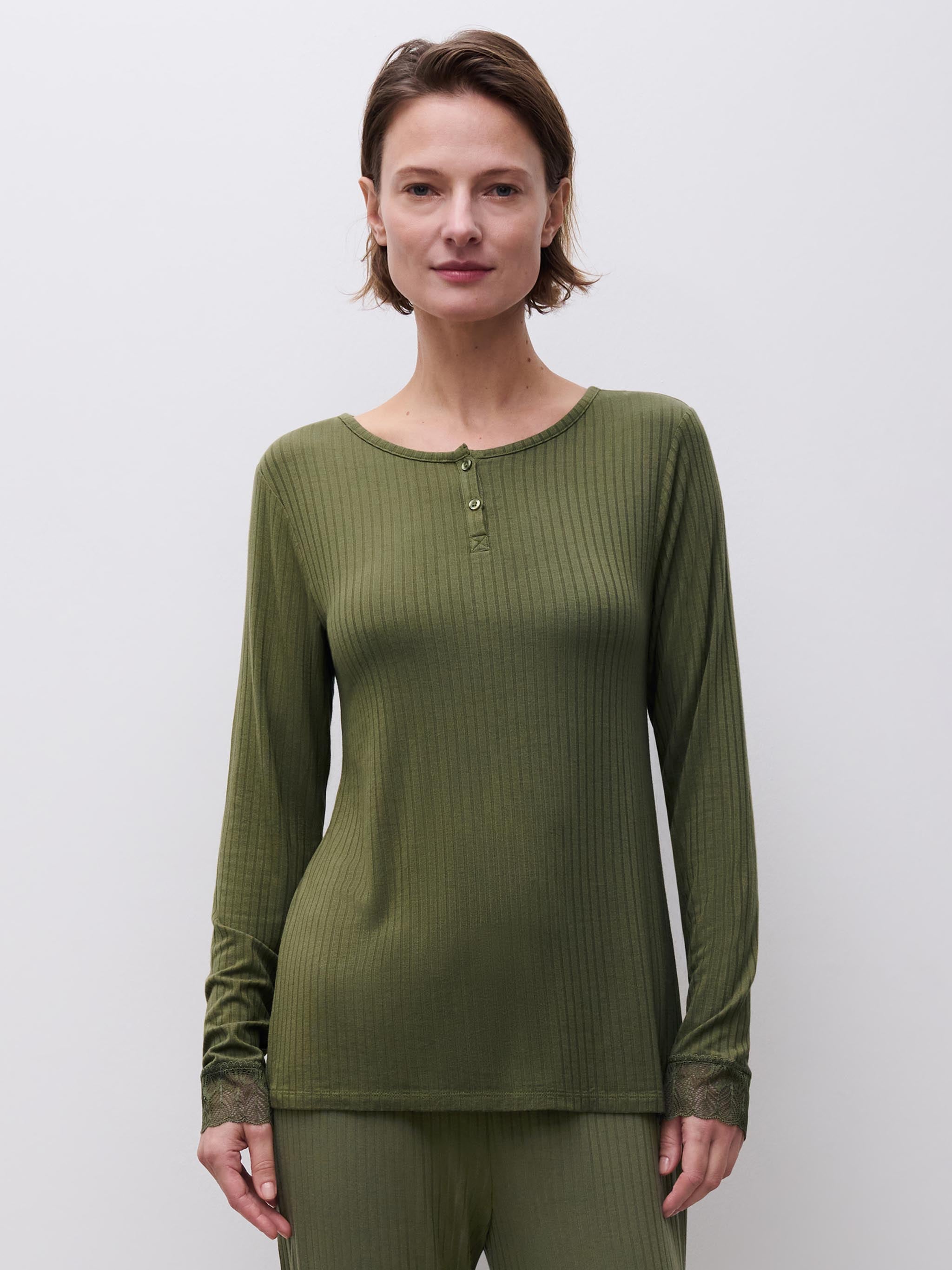 Top lange mouw - Winter Moss