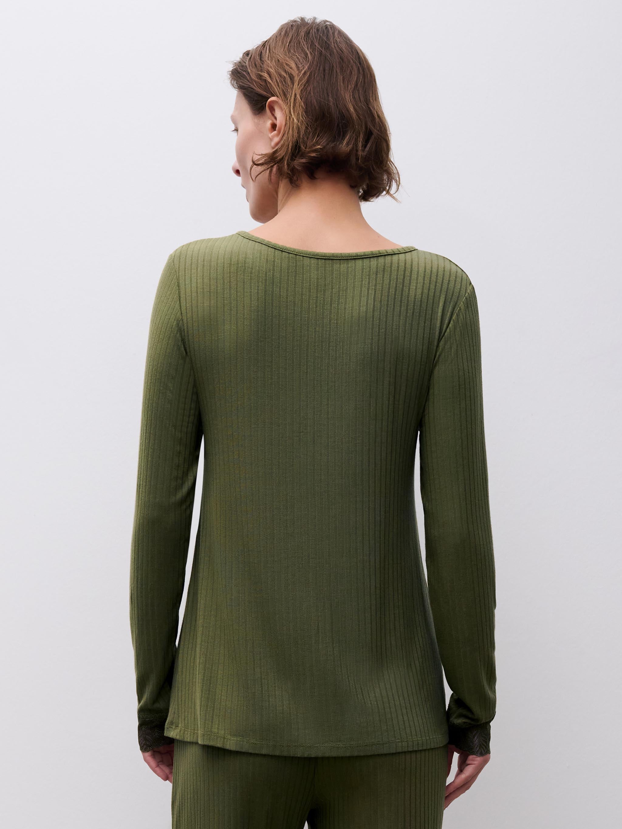 Top lange mouw - Winter Moss