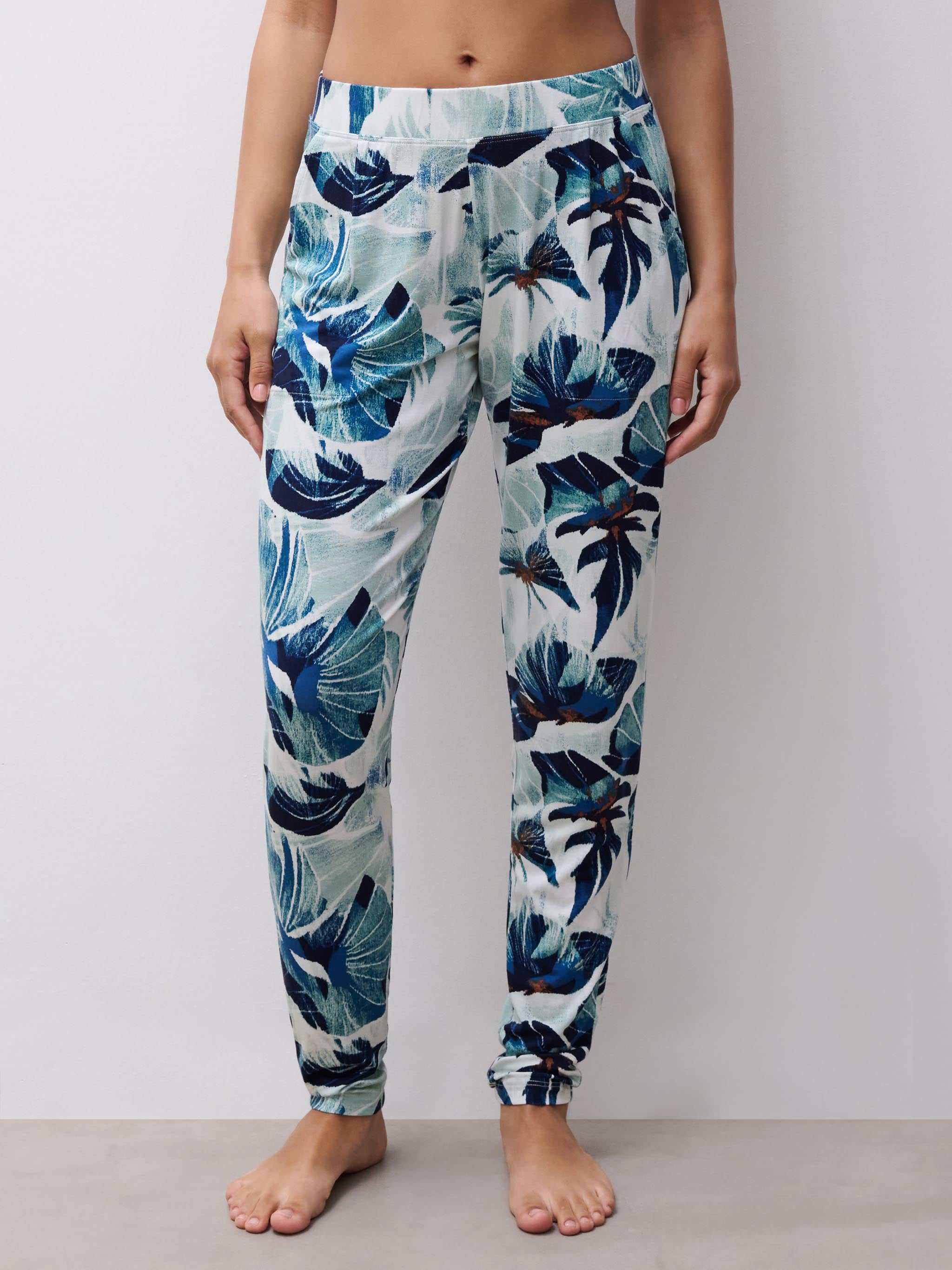 Lange broek - Blue Shade Flowers