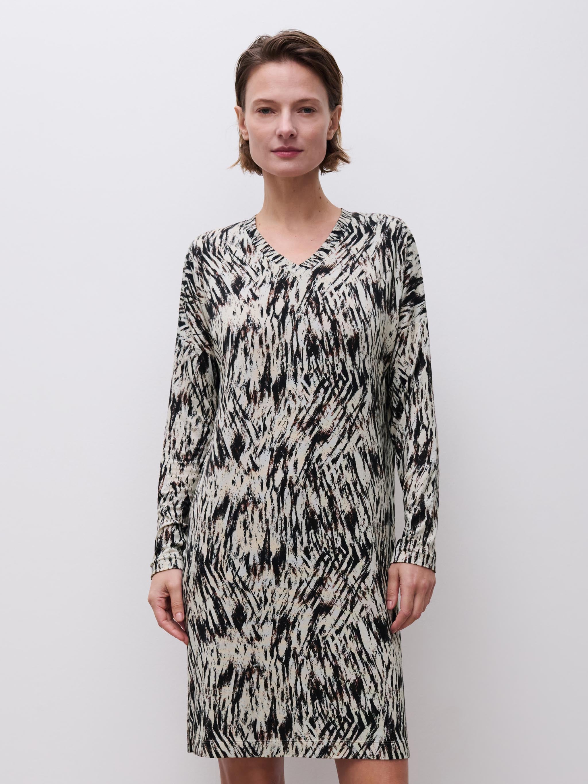 Nachthemd lange mouw - Stracciatella