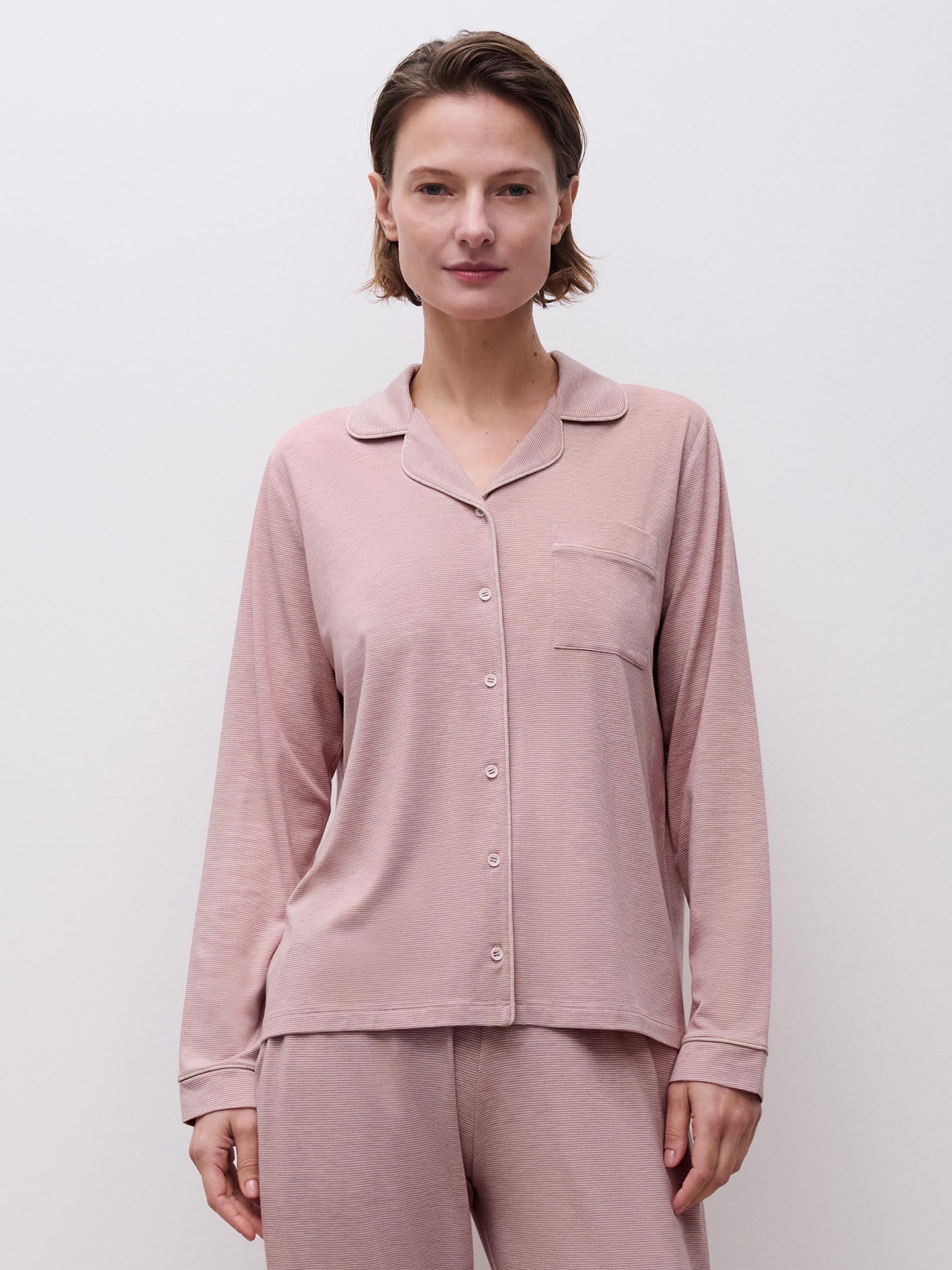 Top lange mouw - Parchment / Blush