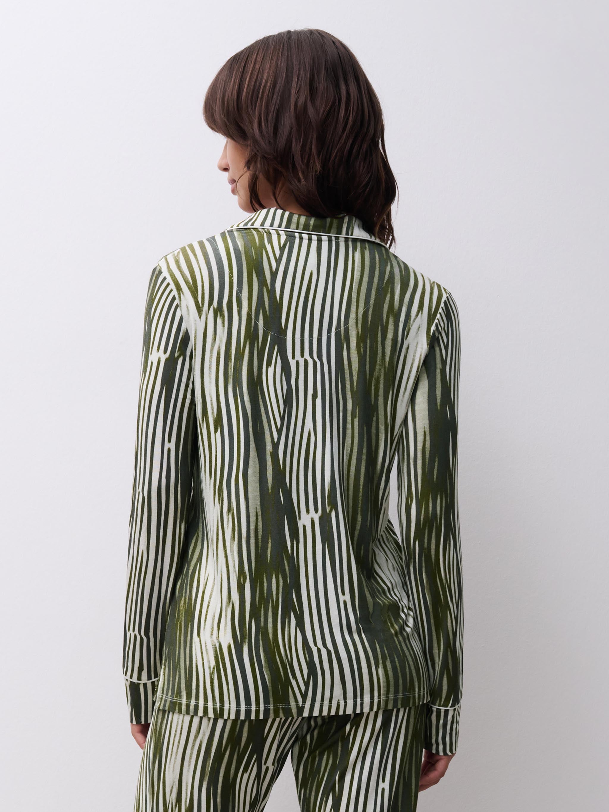 Top lange mouw - Green Lines