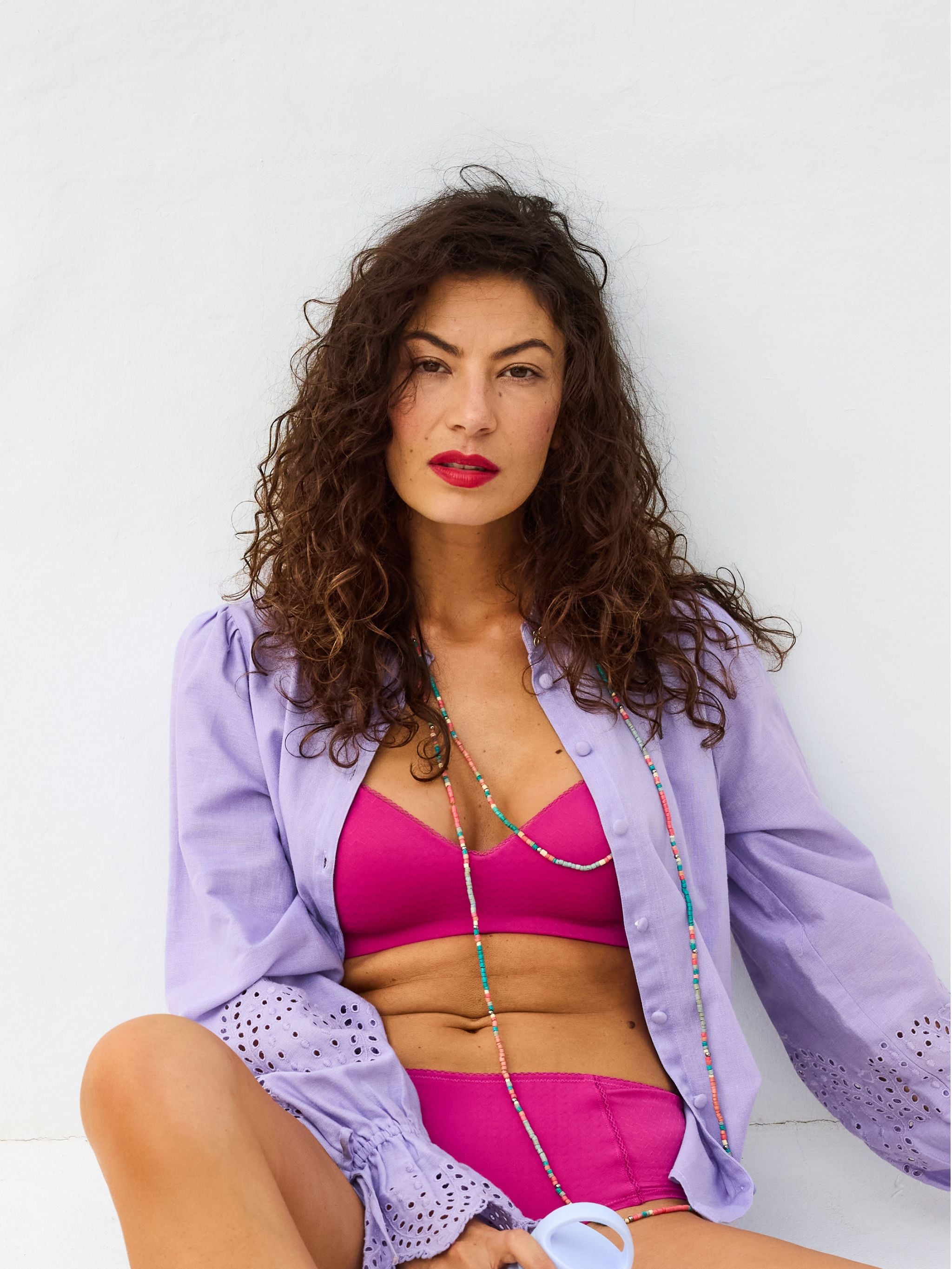 Bibi Voorgevormde BH zonder beugel - London fuchsia