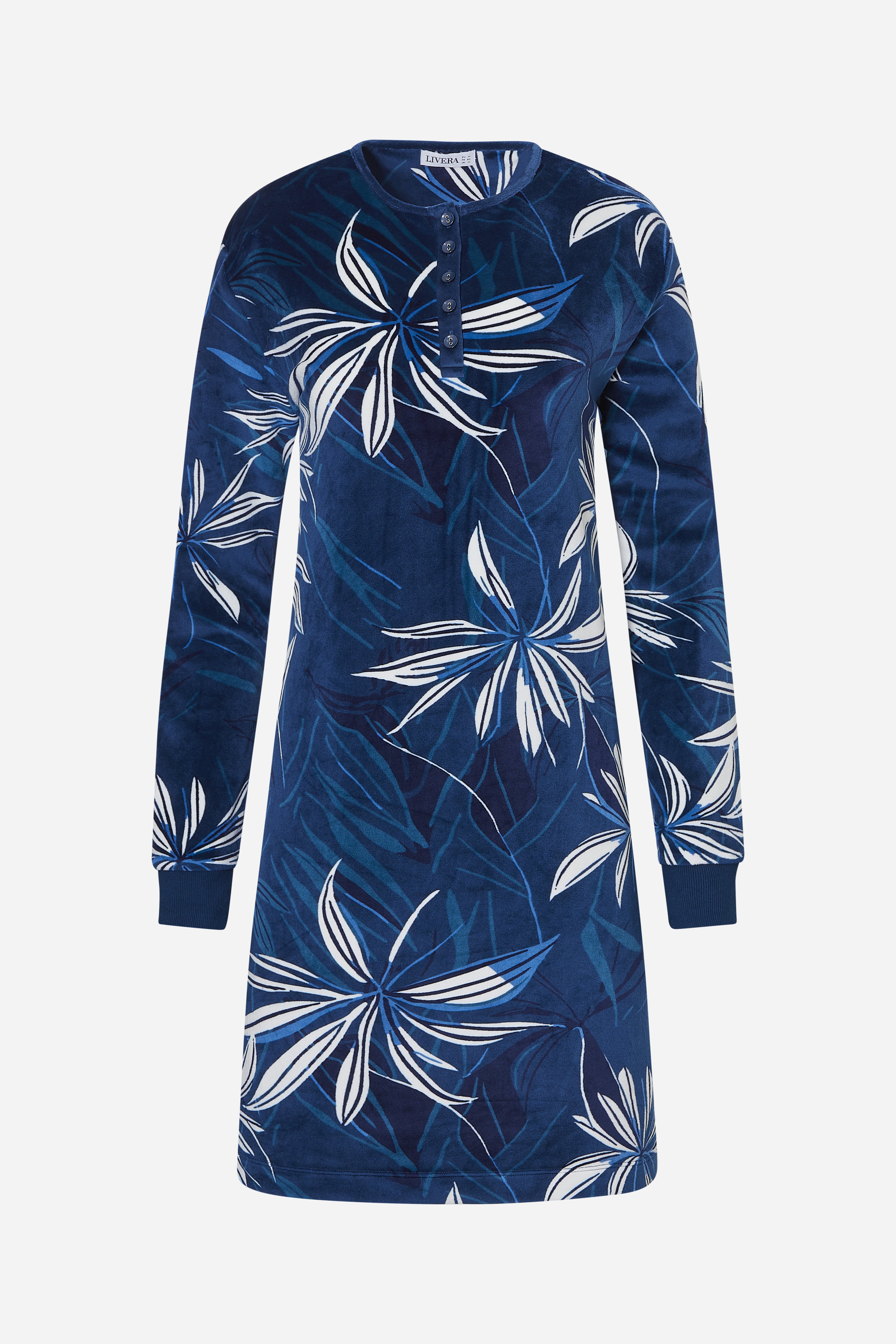 Nachthemd lange mouw - Flower Drawings