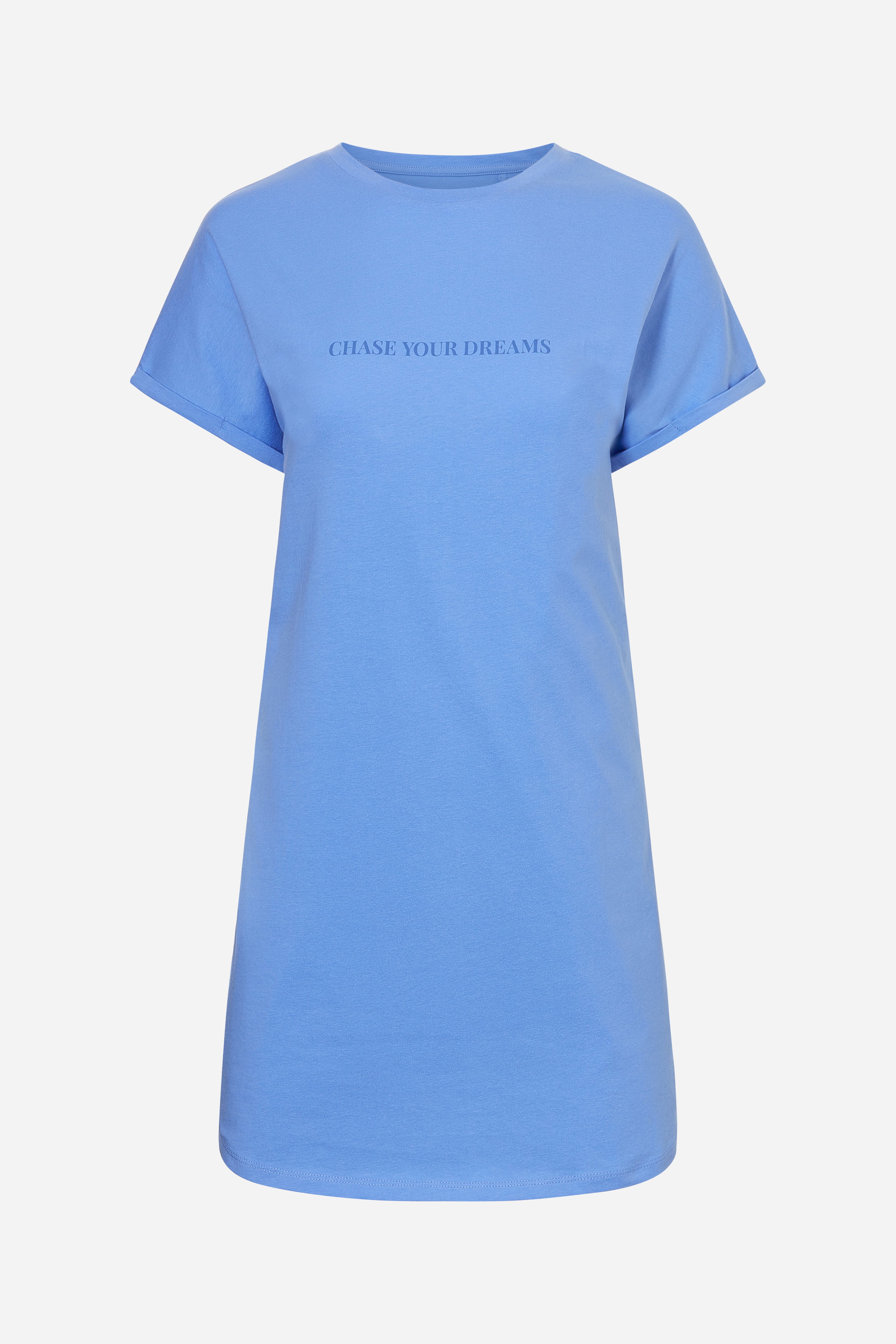 Nachthemd korte mouw - Cornflower blue