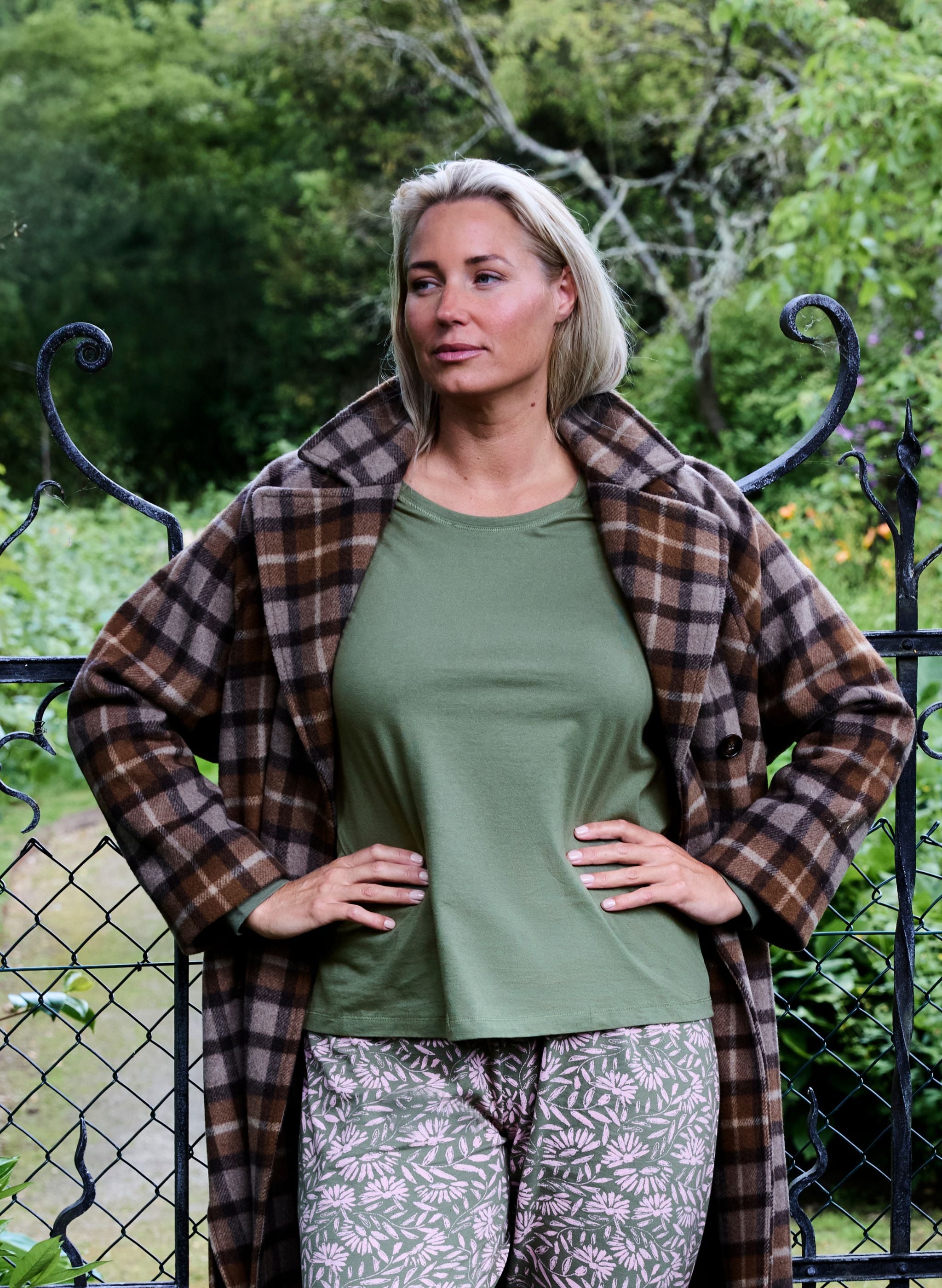 Top lange mouw - Burnt Olive