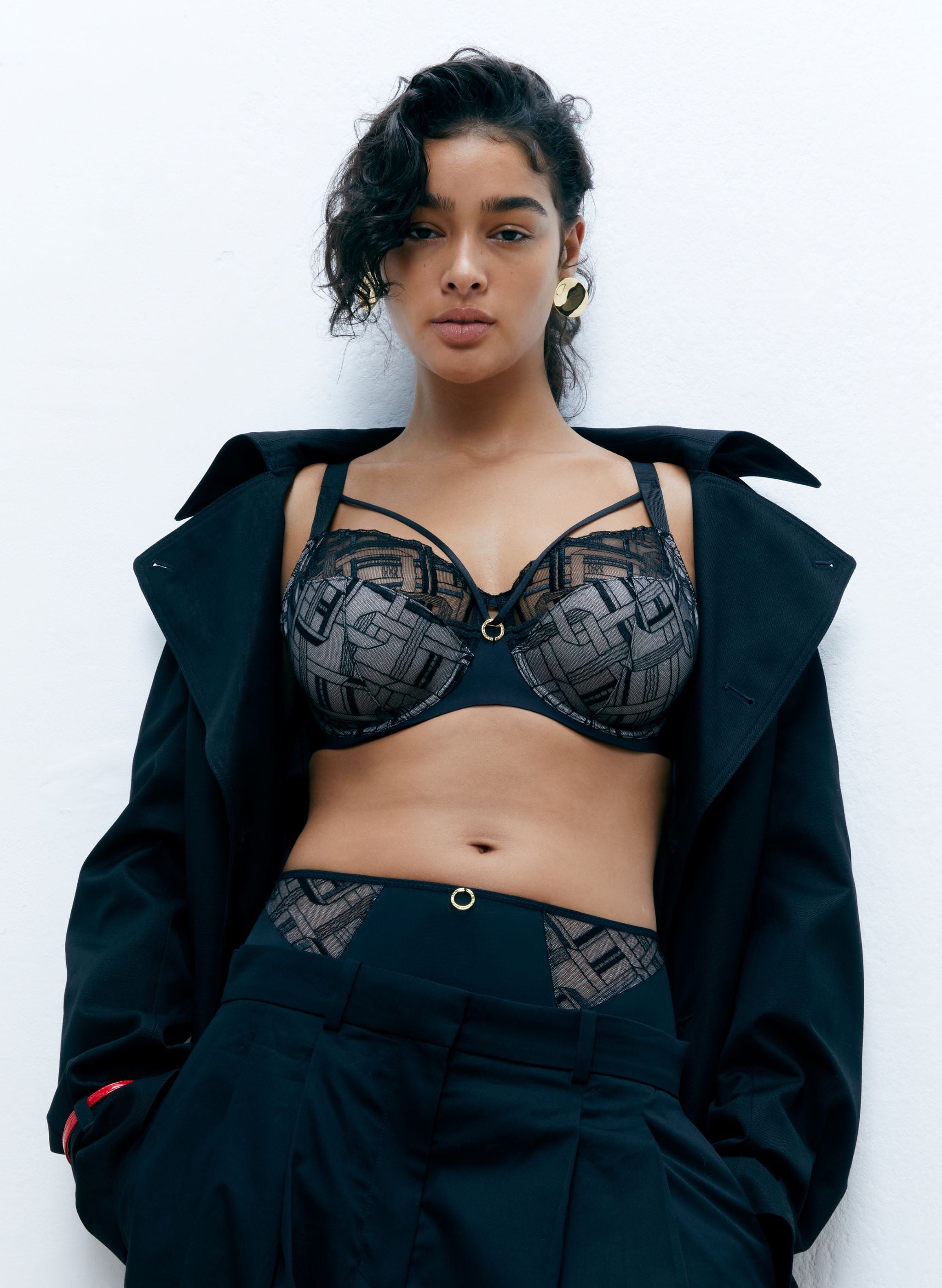 Niet Voorgevormde Beugel BH - Zwart