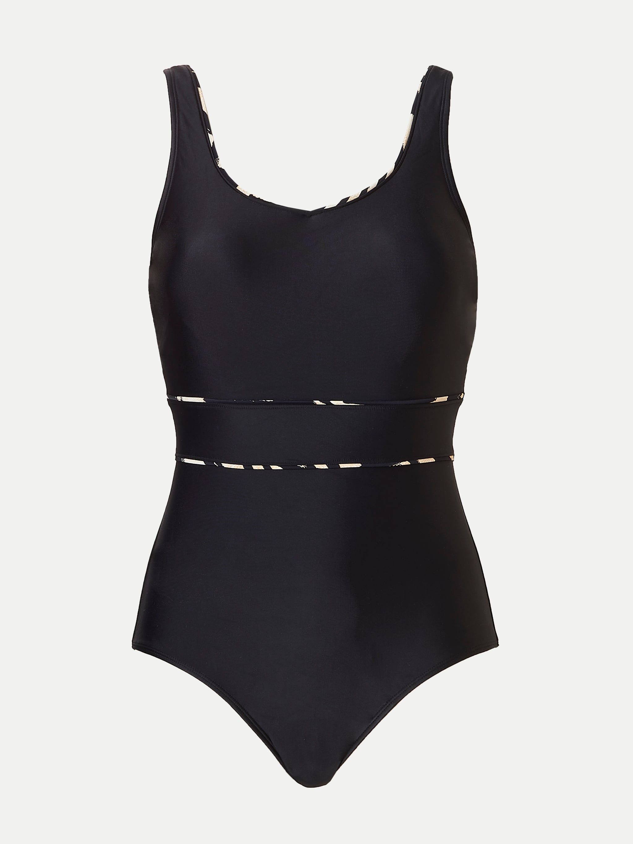 Beugelloos badpak met softcups - Zwart