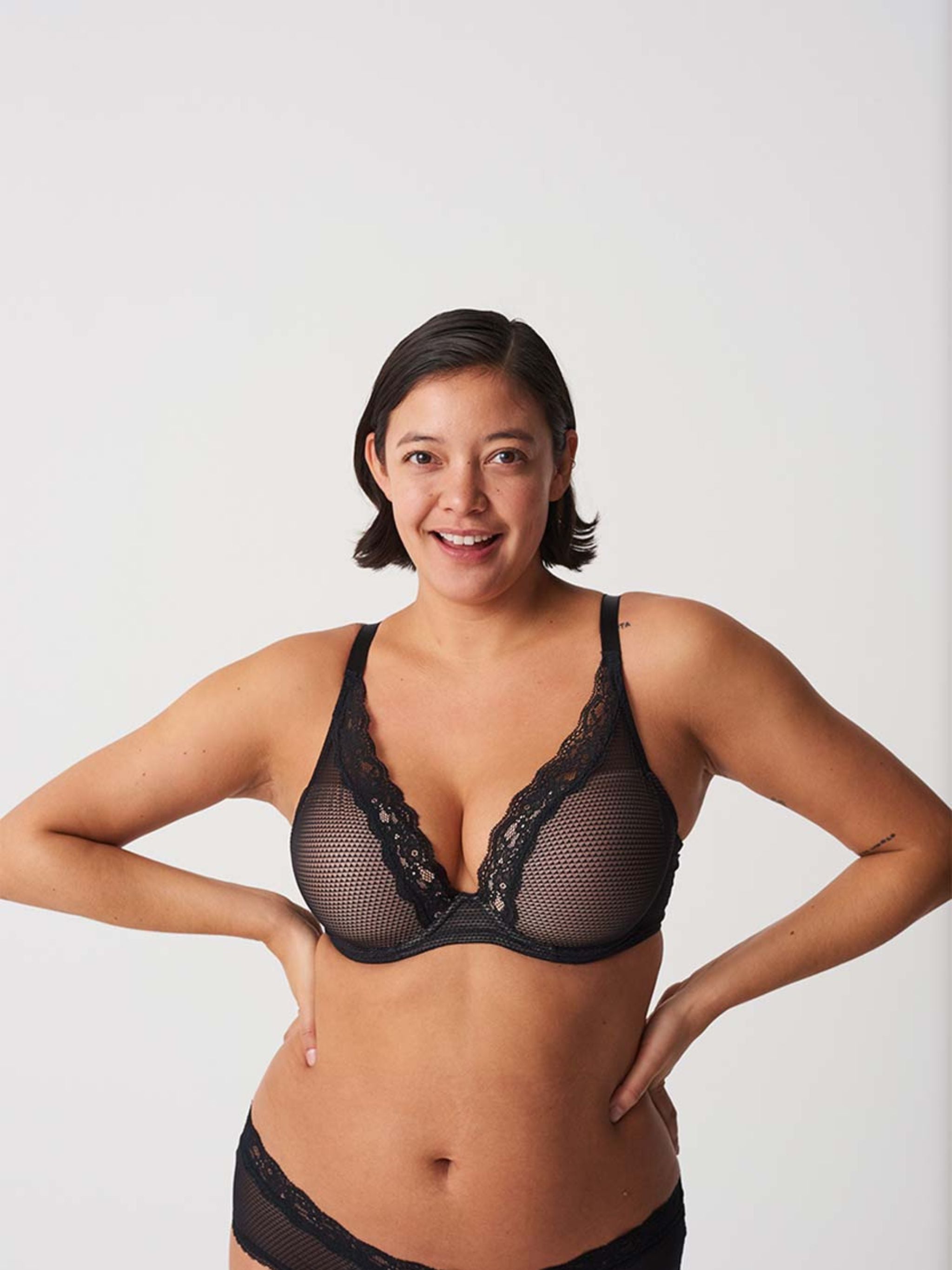 Voorgevormde Plunge BH - Zwart