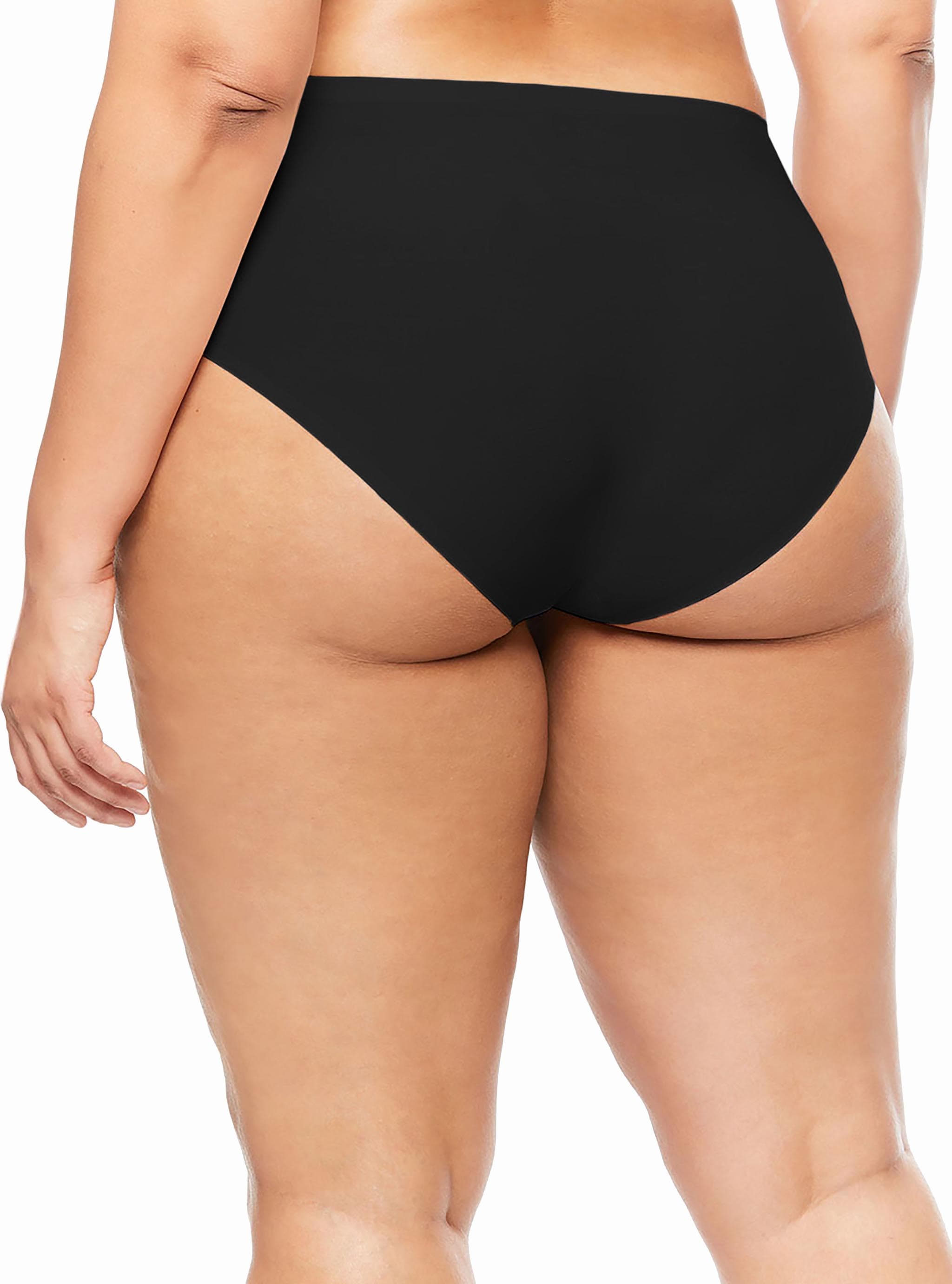 Hoge taille slip+ 44-52 - Zwart