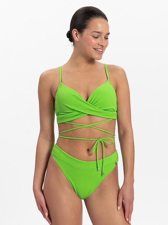 Beachlife | LINE BEACHLIFE 2 - Twist bikinitop Green flash
