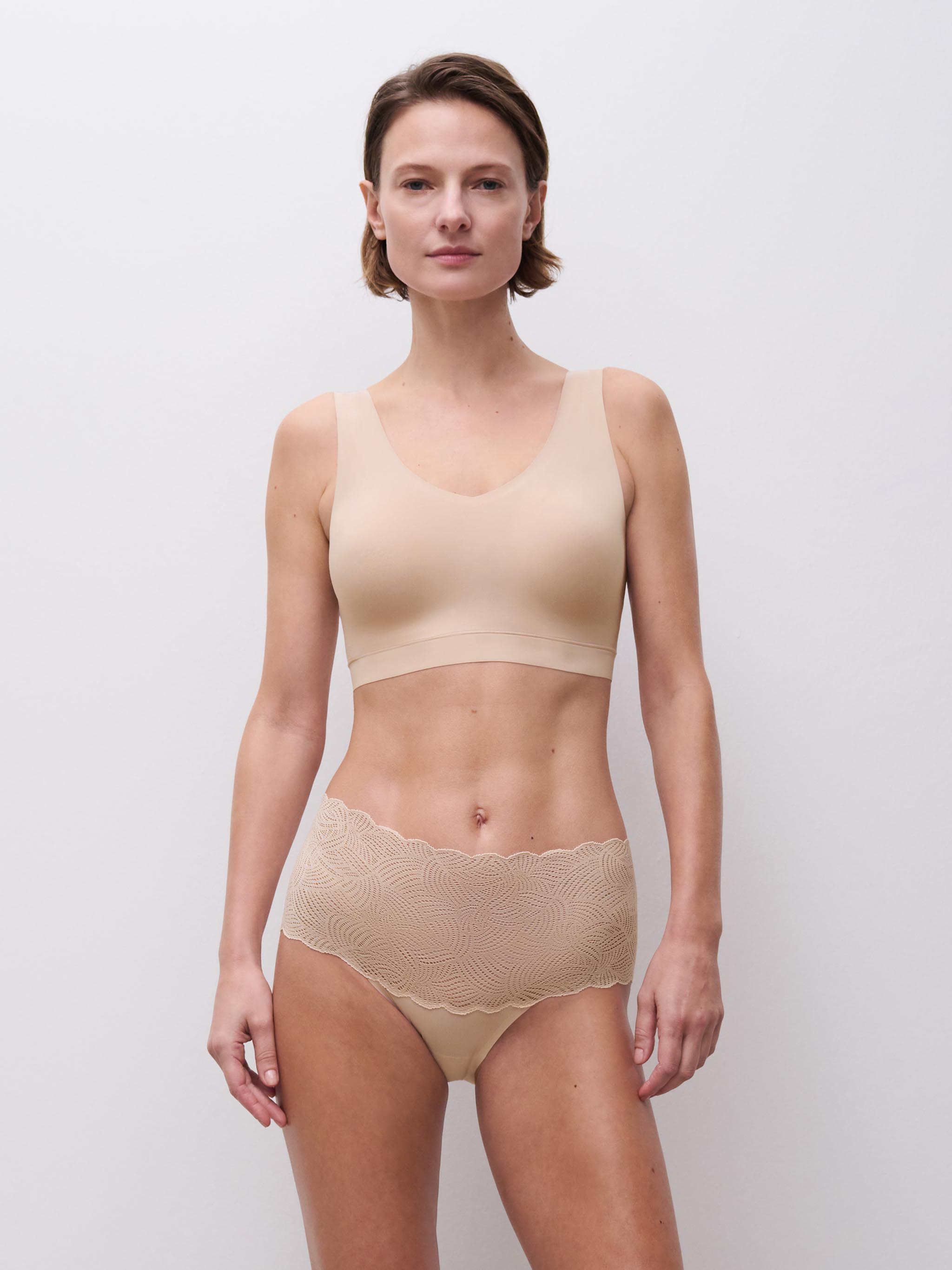 Hoge taille slip - Goudkleurig Beige - Softstretch | Chantelle