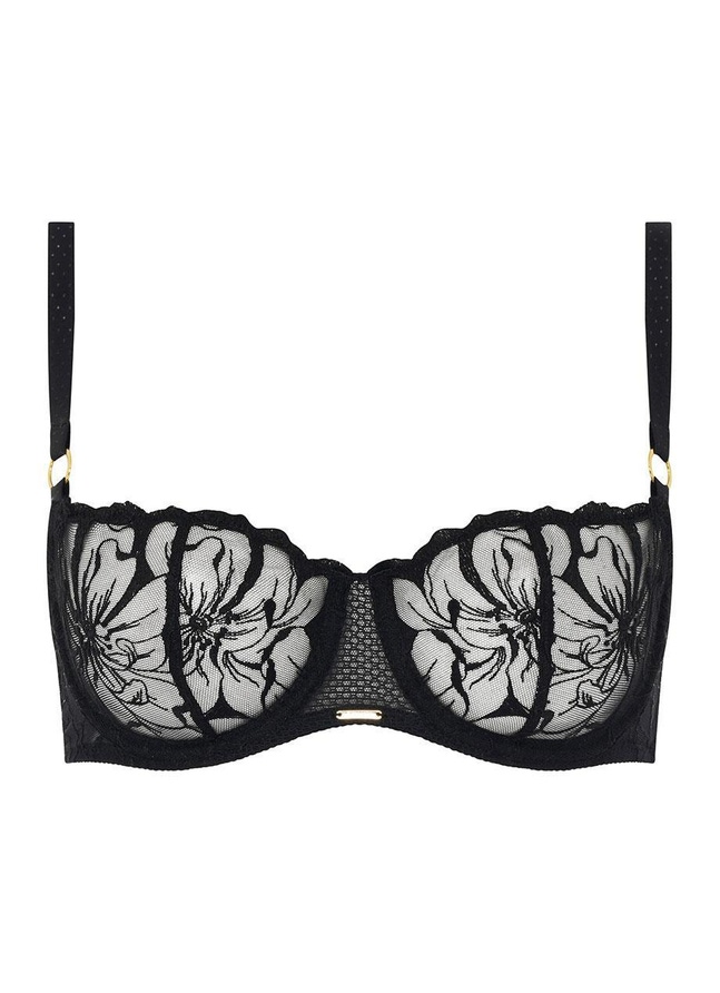 Niet voorgevormde Balconette BH FLEURS Chantelle