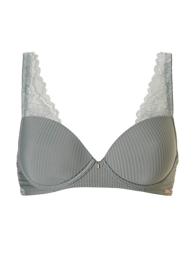 Donna voorgevormde BH Stripe Lace Livera