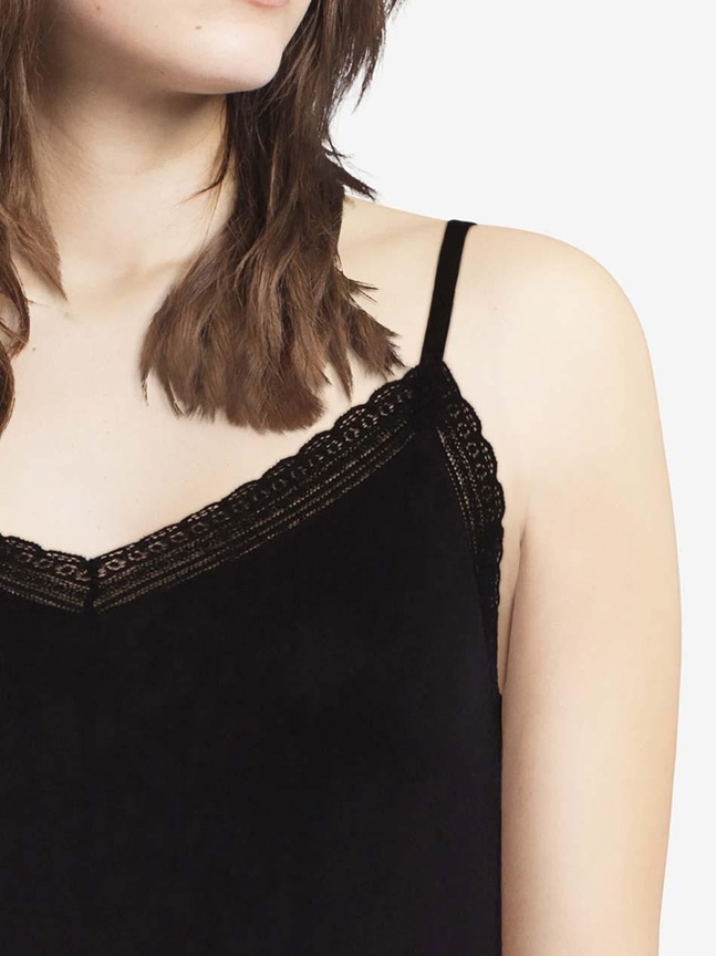 Slipdress Naomi Black Jersey Livera