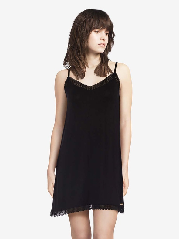 Livera | Black Jersey - Slipdress Naomi