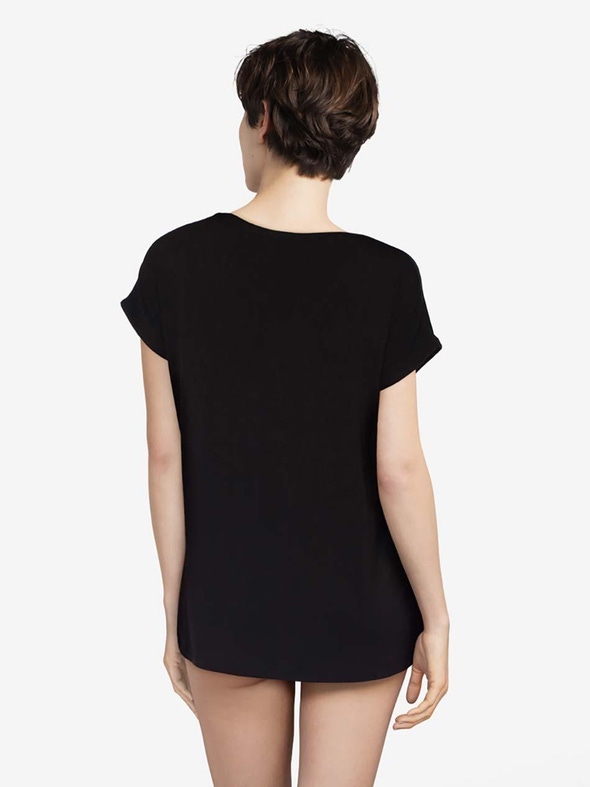Livera | Black Jersey - T-shirt Korte Mouw Gina