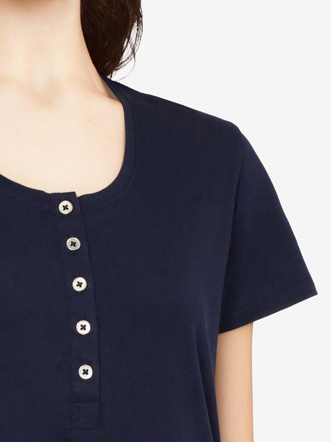 T-shirt Nola BLUE COTTON Livera