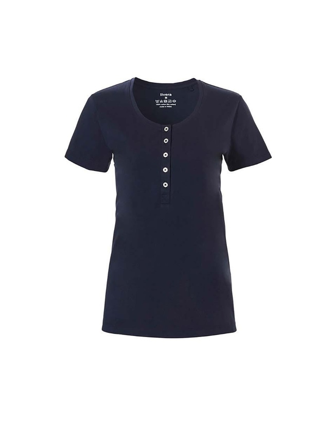 T-shirt Nola BLUE COTTON Livera