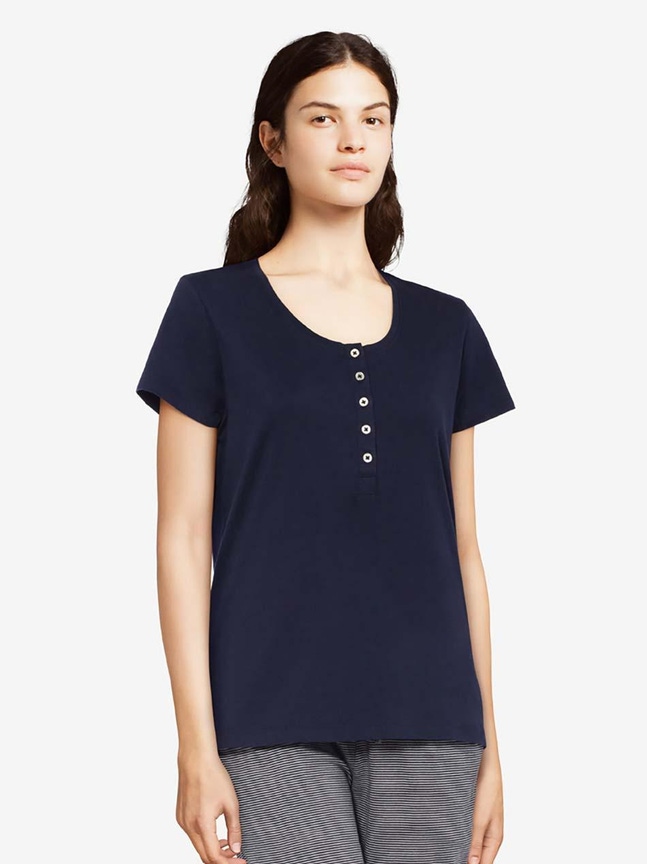T-shirt Nola BLUE COTTON Livera
