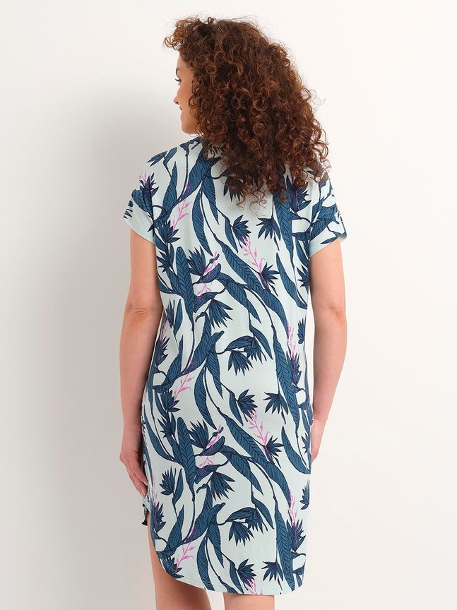NW 1P NIGHTGOWN SS GINA NATURE LEAF NATURE LEAF Livera