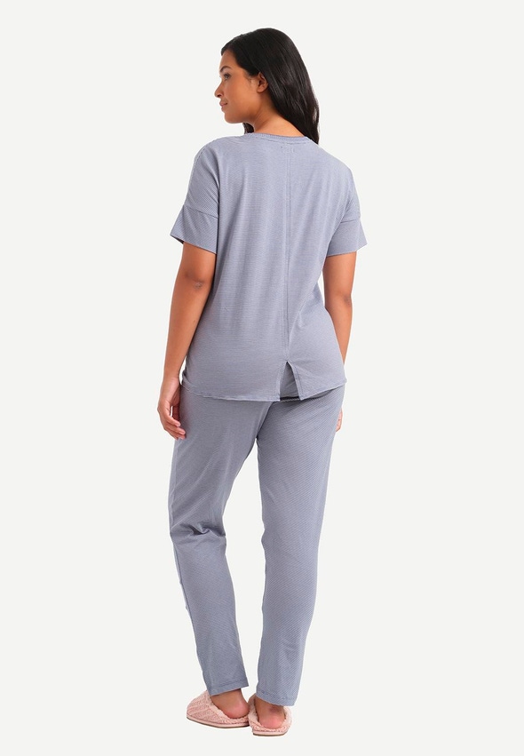 Livera | YARN DYE STRIPE - Claire Longpants