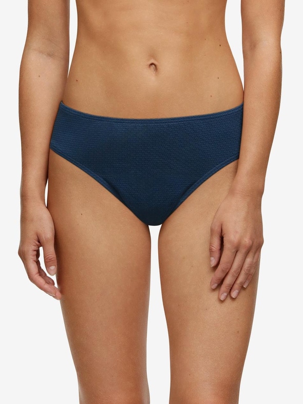 Livera | PETROL STRUCTURE - Mid Bikini Broekje