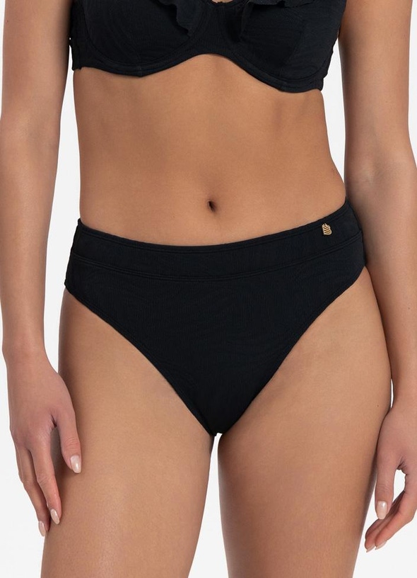 Beachlife | LINE BEACHLIFE 2 - High waist bikinibroekje Black Swirl