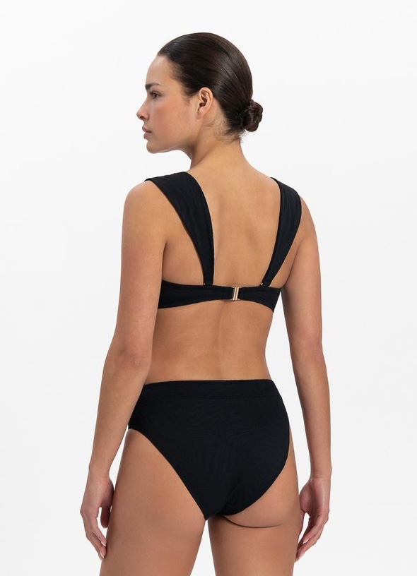 Beachlife | LINE BEACHLIFE 2 - High waist bikinibroekje Black Swirl