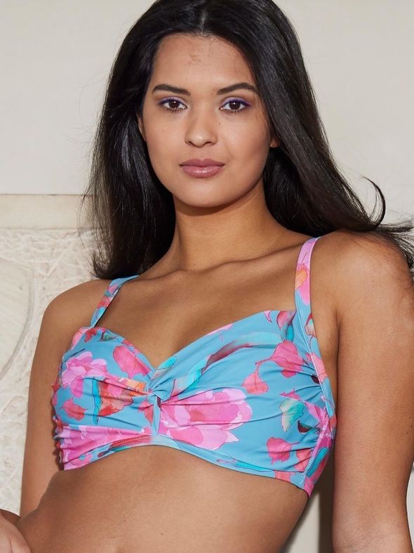 Livera | AQUAREL FLOWER - Bindi Soft cup bikinitop