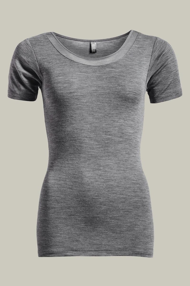 T-Shirt korte mouw - 100% Merino wol Juliana Femilet