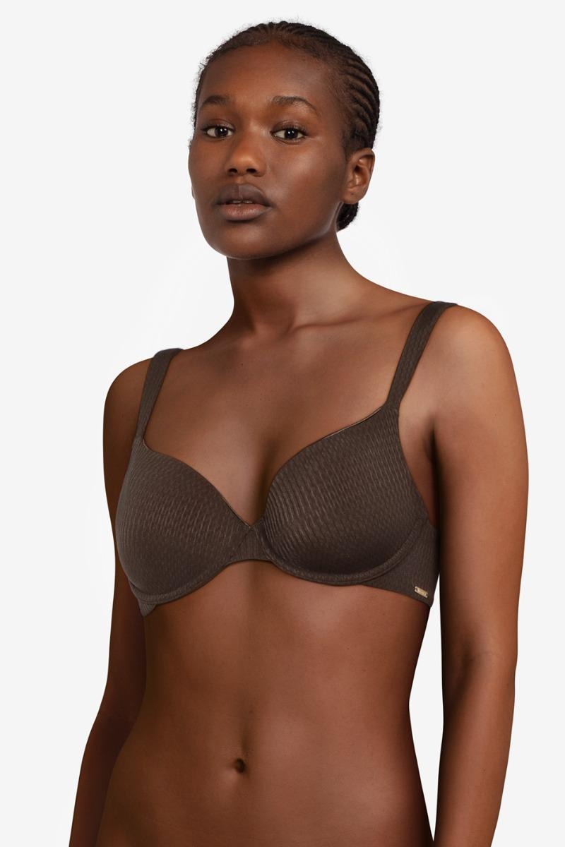 Voorgevormde BH Lindsey Wave Cup B-G - Ebony - Zigzag | Livera