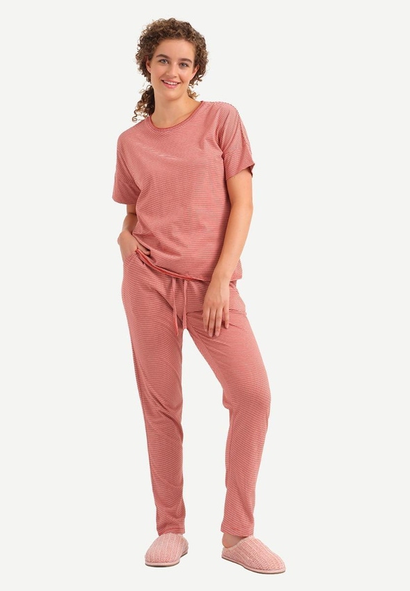 Livera | YARN DYE STRIPE - Claire Longpants