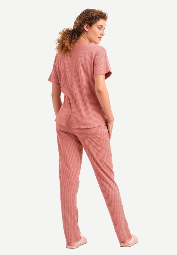 Livera | YARN DYE STRIPE - Claire Longpants