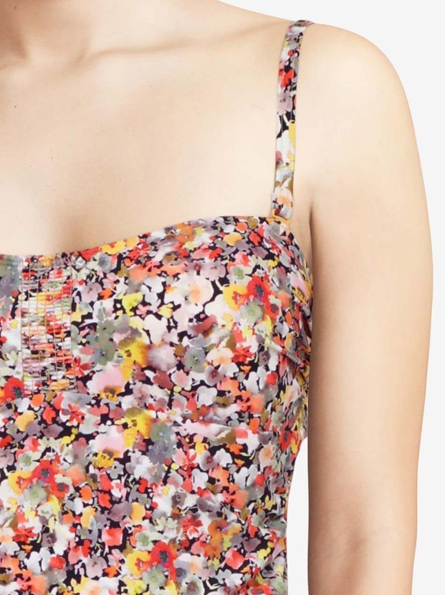 Becky Strapless tankini top Flower Livera