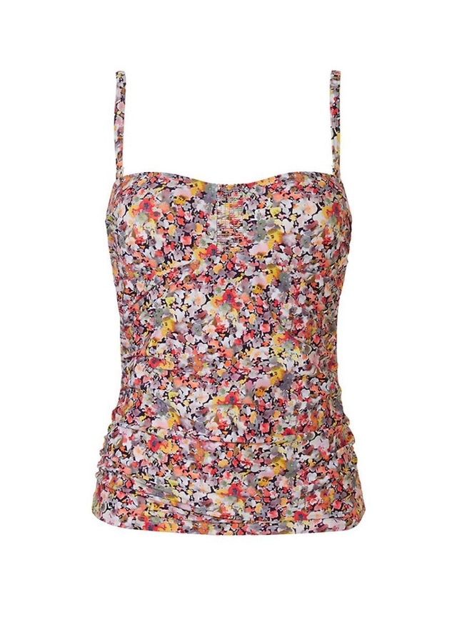 Becky Strapless tankini top Flower Livera