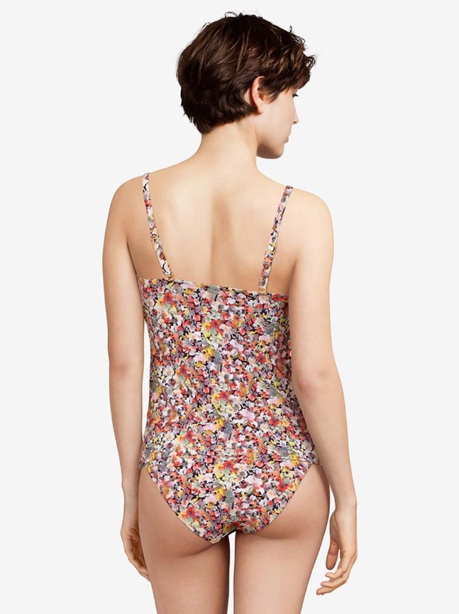 Becky Strapless tankini top Flower Livera